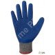 Gants manutention - latex bleu sur support polycoton gris recyclé - norme EN 388 2121