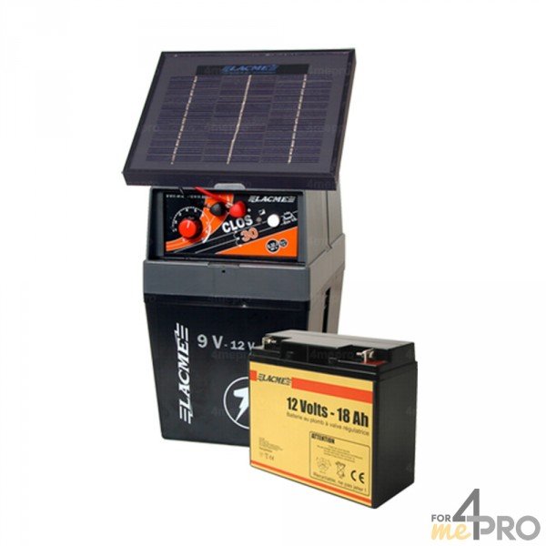 Panneau solaire 4w pour clôture électrique d'assistance de batterie 9v