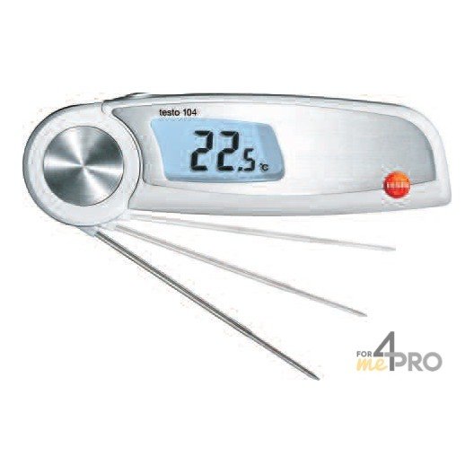 Thermomètre repliable Testo 104 set